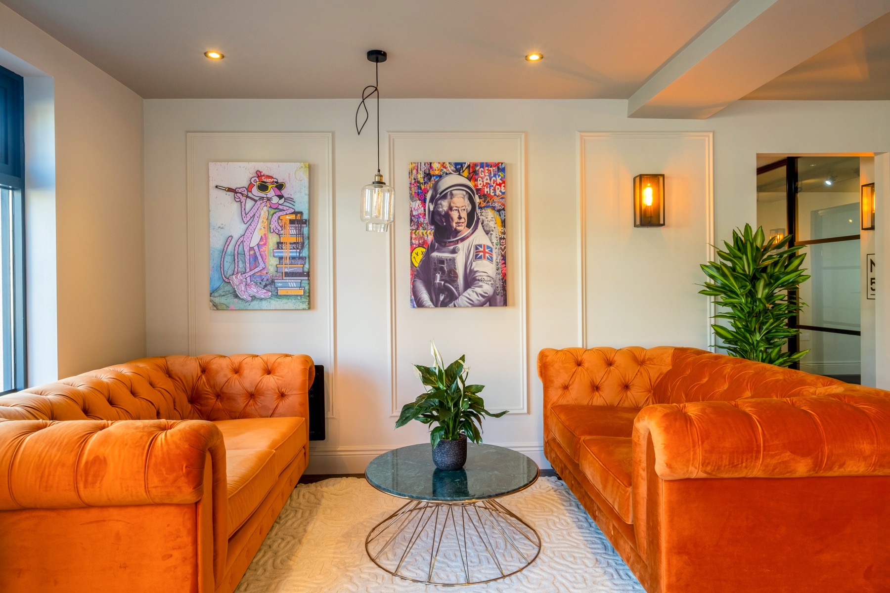 The Foundry artwork and interior detail