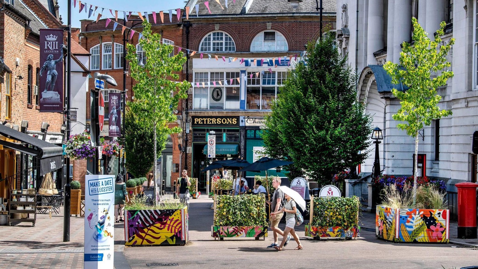 Leicester city centre near Eaglestar House